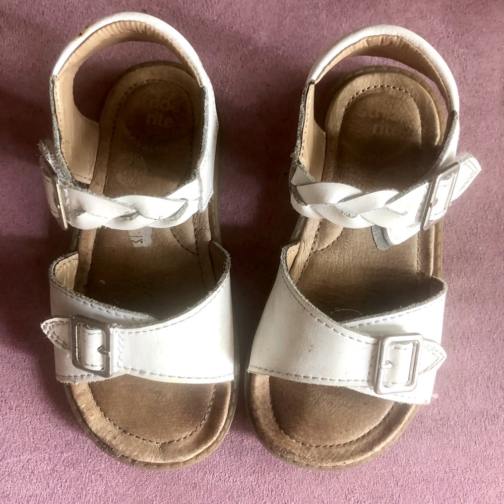 White Stride Rite Naomi Sandals